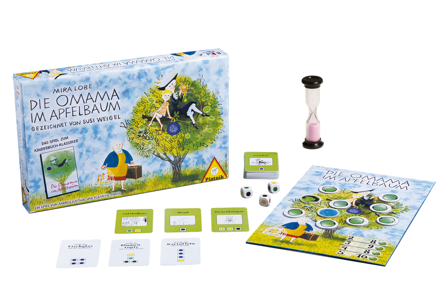 Omama im Apfelbaum